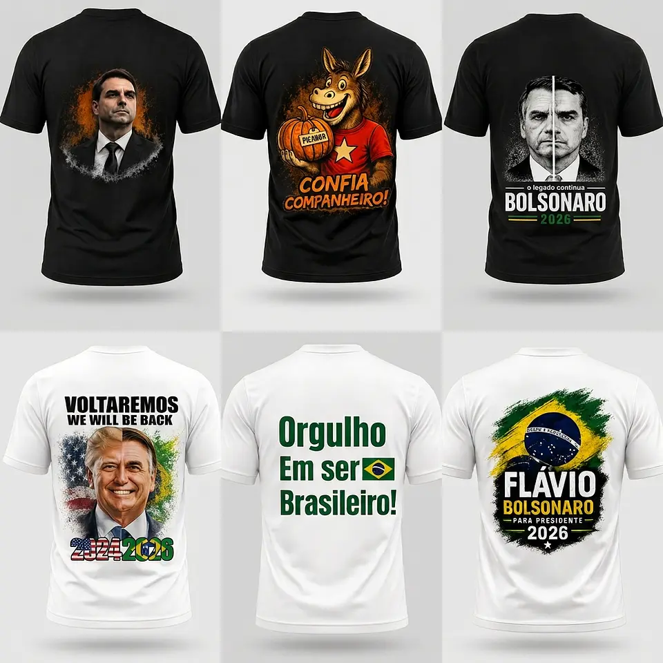 +120 Artes Selecionadas Políticas 2026 para Camisas | Pack Premium PNG  3