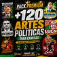 +120 Artes Selecionadas Políticas 2026 para Camisas | Pack Premium PNG  - Thumbnail 19