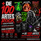 Pack Rock + De 100 Artes PNG para Camisetas Rock | DTF, Sublimação e Silk   - Thumbnail 1