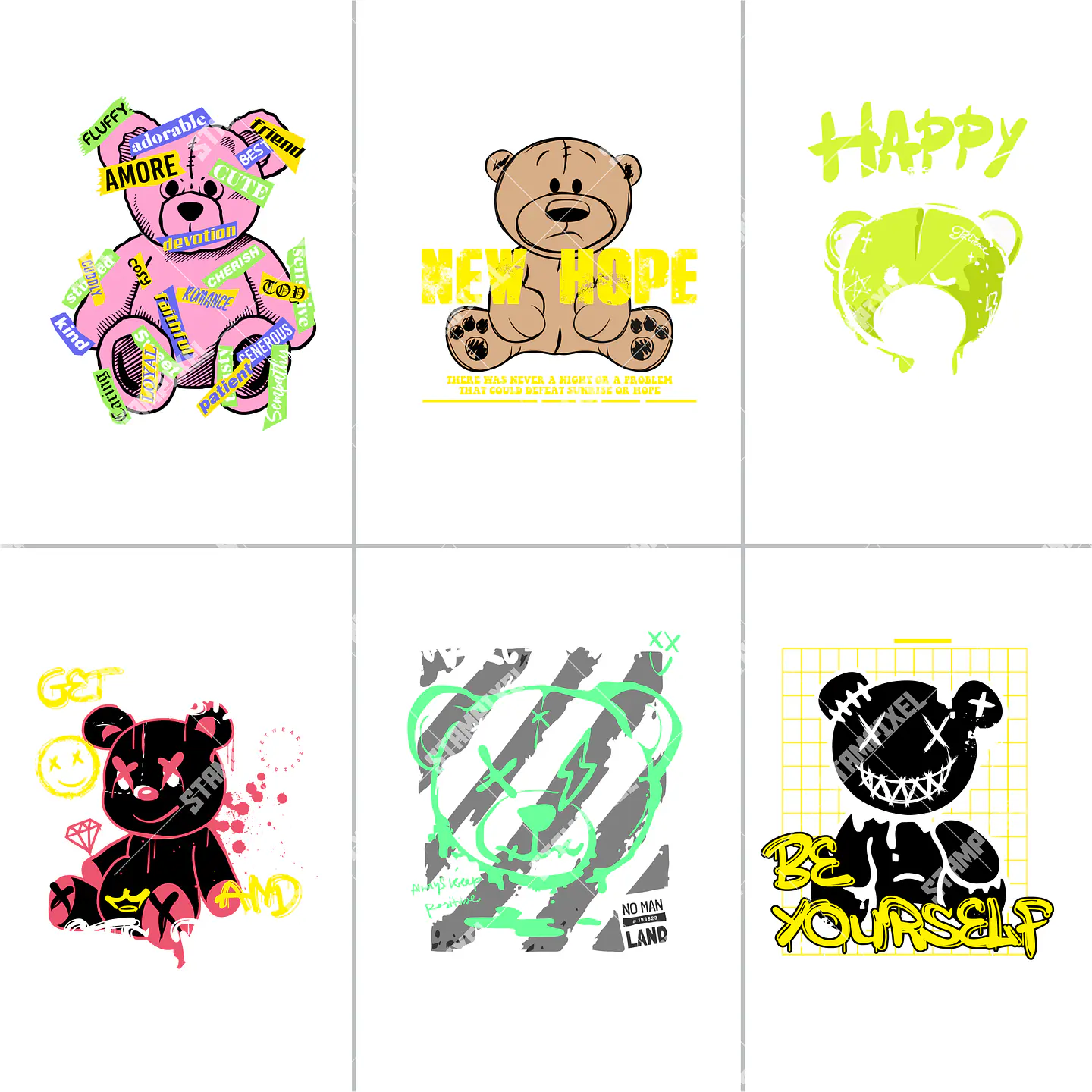 Pack Streetwear + 100 Artes PNG para Camisetas Sttrretwear | DTF, Sublimação e Silk  5