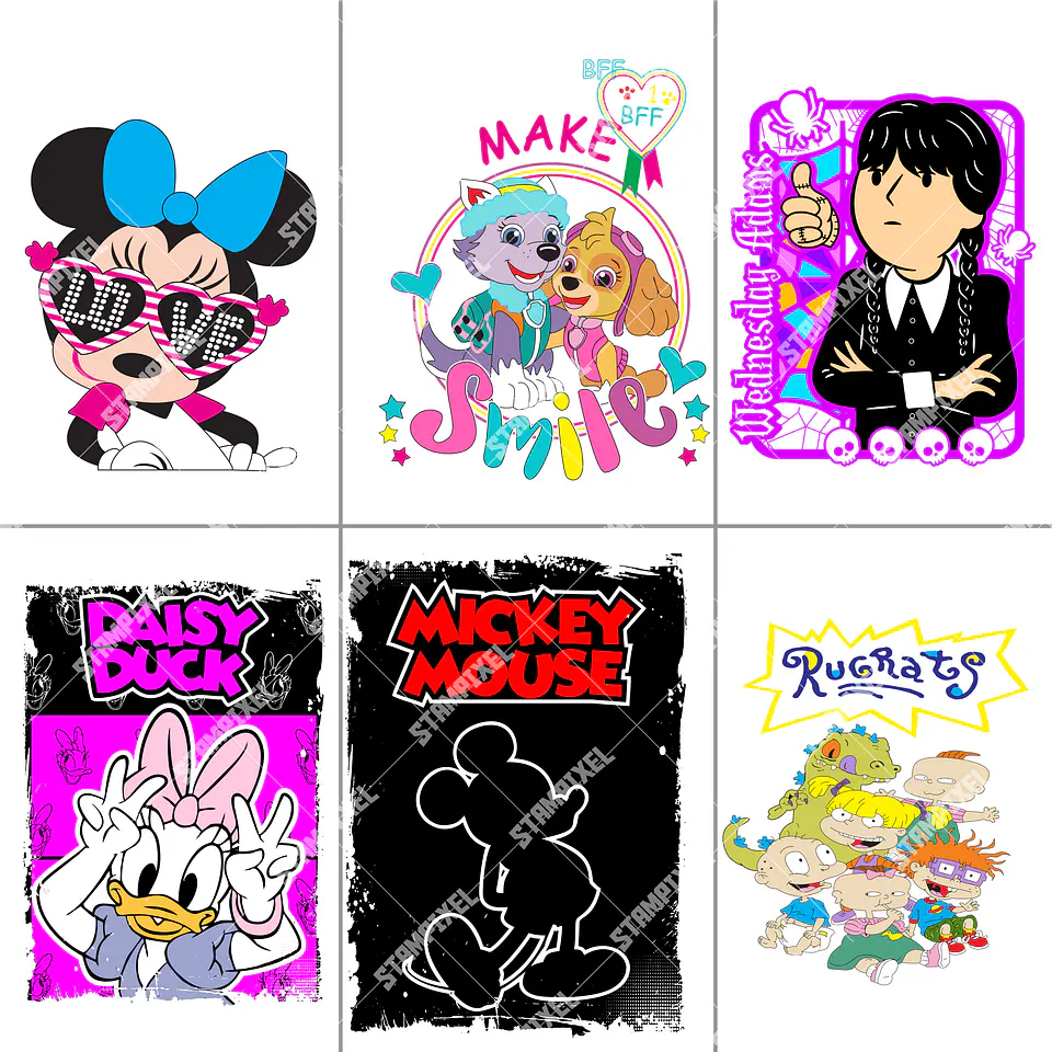 Pack Mega 1.000 Artes Selecionadas Animes para Camisetas | PNG 5