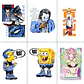Pack Mega 1.000 Artes Selecionadas Animes para Camisetas | PNG - Thumbnail 9