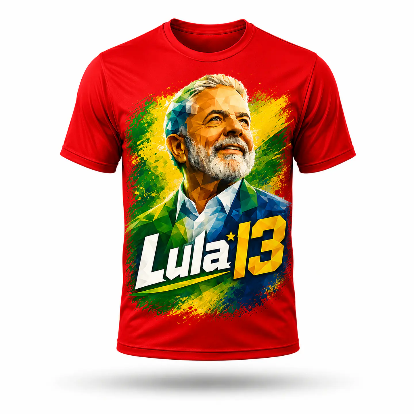 Arte para Camisa Lula 13 PNG 1