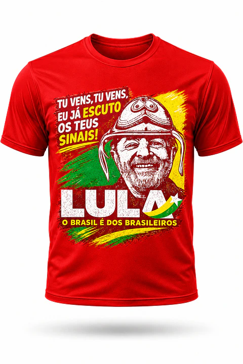 Arte para Camisa Lula O Brasil Feliz de Novo PNG