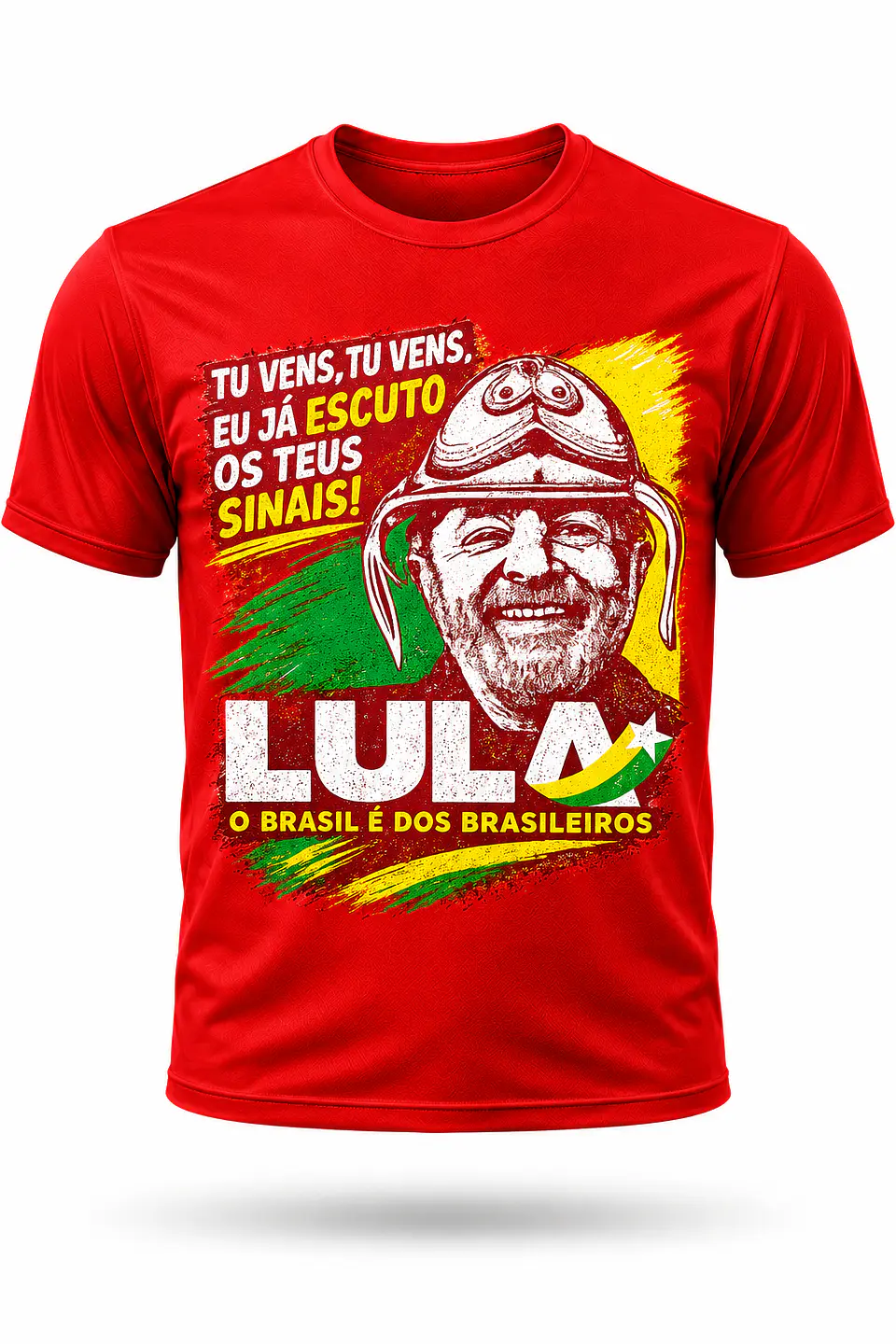 Arte para Camisa Lula O Brasil Feliz de Novo PNG 2