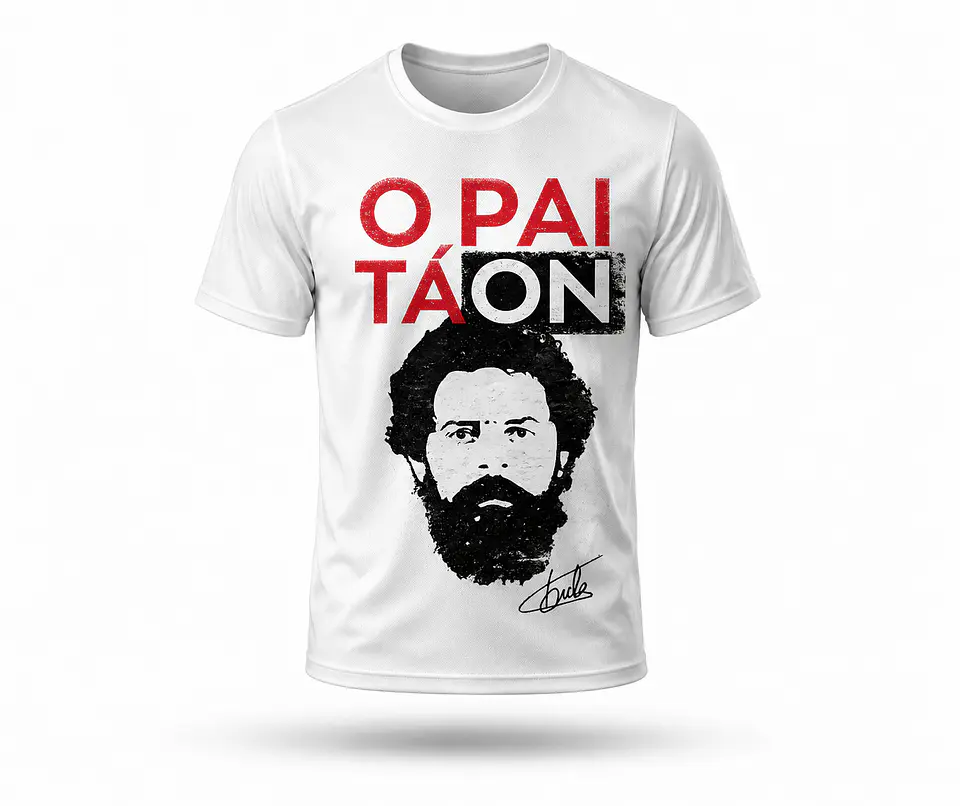 Arte para Camisa Lula O Pai Ta On PNG  1