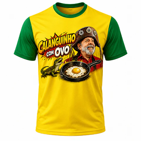 Arte para Camisa Calanguinho Com Ovo PNG