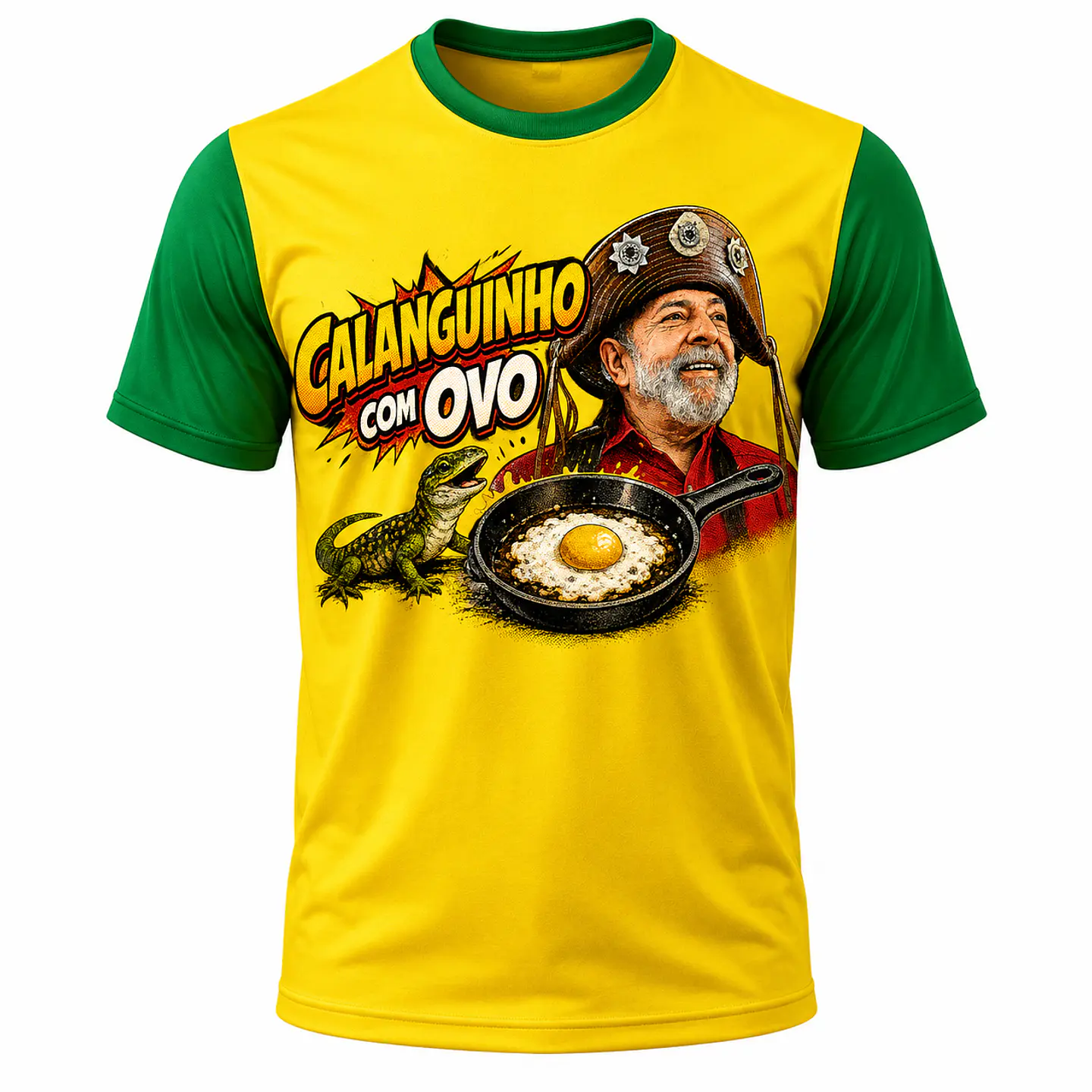 Arte para Camisa Calanguinho Com Ovo PNG 1