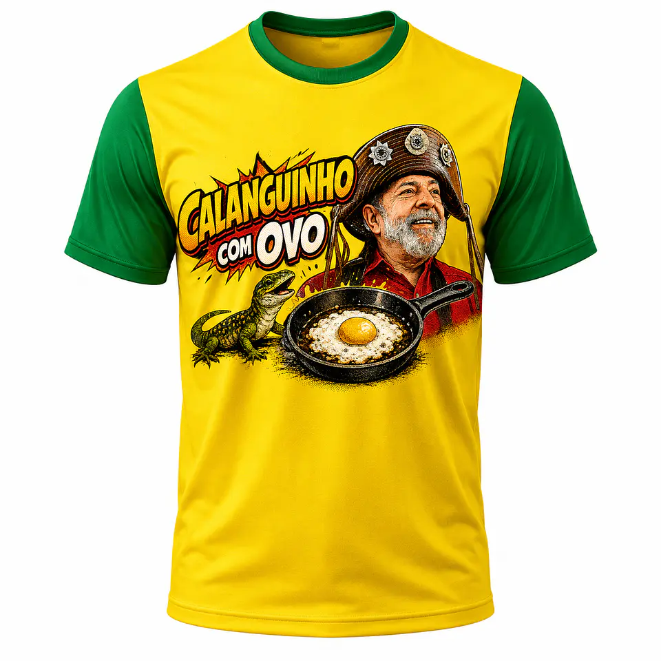 Arte para Camisa Calanguinho Com Ovo PNG 1