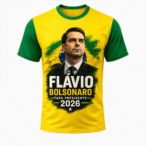 Arte para Camisa Flavio Bolsonaro PNG.