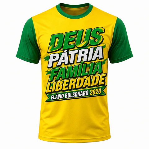 Arte para Camisa Deus, Patria, Familia, Liberdade PNG.