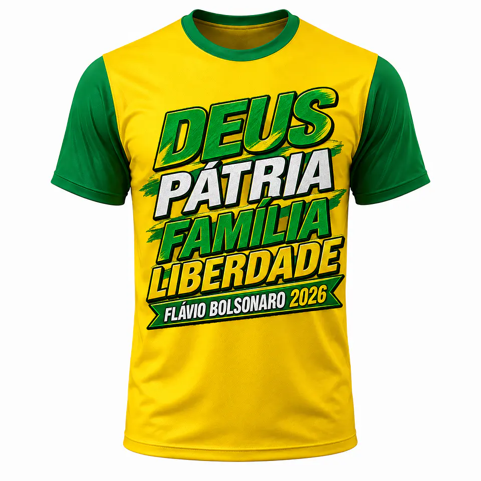 Arte para Camisa Deus, Patria, Familia, Liberdade PNG. 1