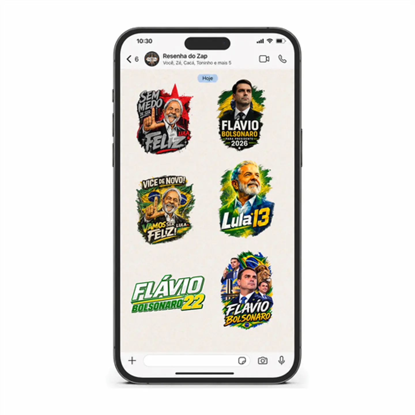 PACOTE DE FIGURINHAS POLÍTICAS PARA WHATSAPP +DE 30 FIGURINHAS COM HUMOR! 5