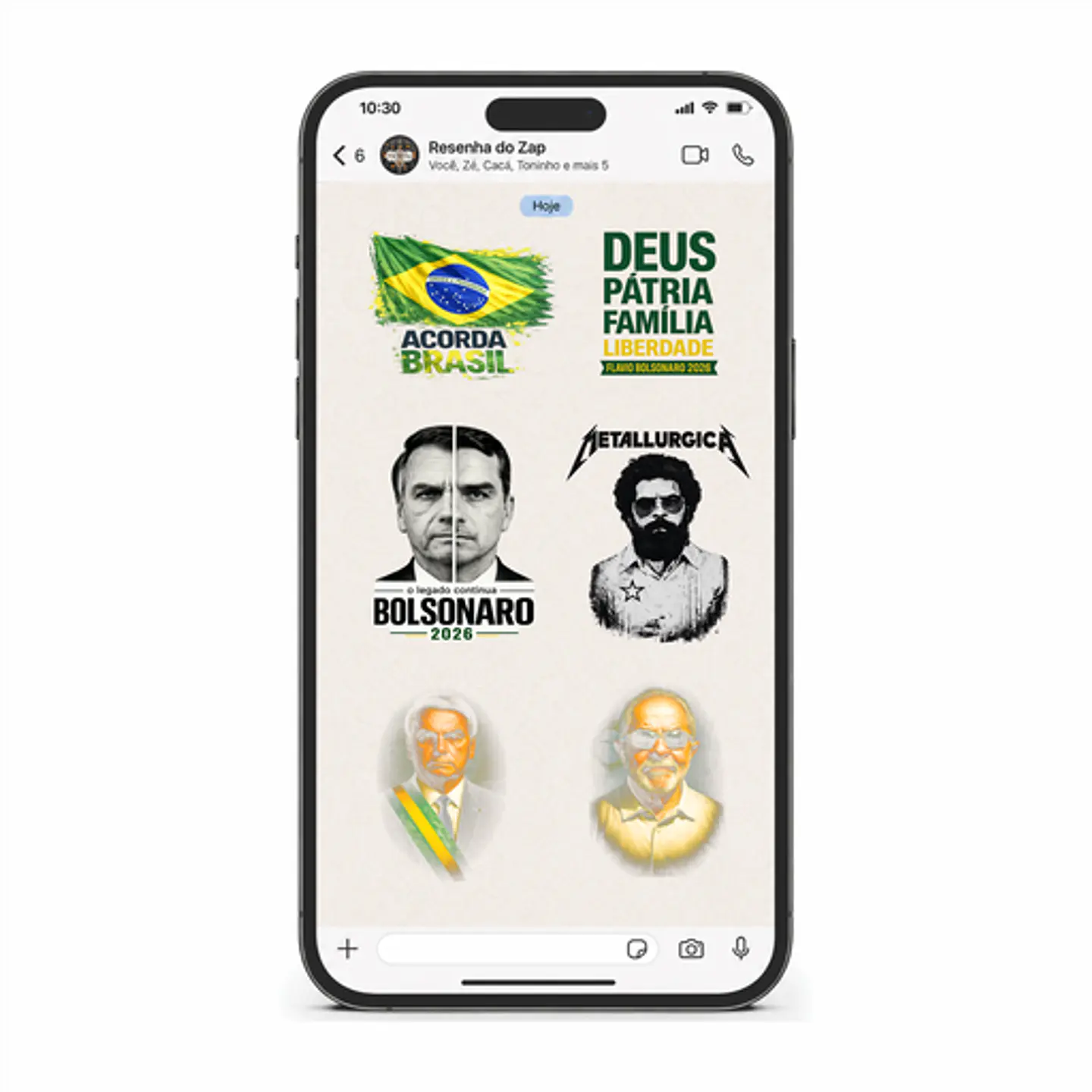 PACOTE DE FIGURINHAS POLÍTICAS PARA WHATSAPP +DE 30 FIGURINHAS COM HUMOR! 6