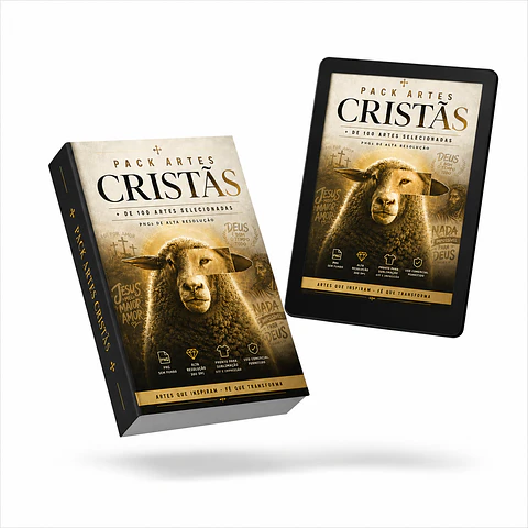 Pack Cristão + 100 de Artes PNG para Camisetas Cristã | DTF, Sublimação e Silk 