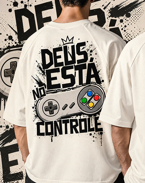 Arte PNG para Camisa – Deus Está no Controle 