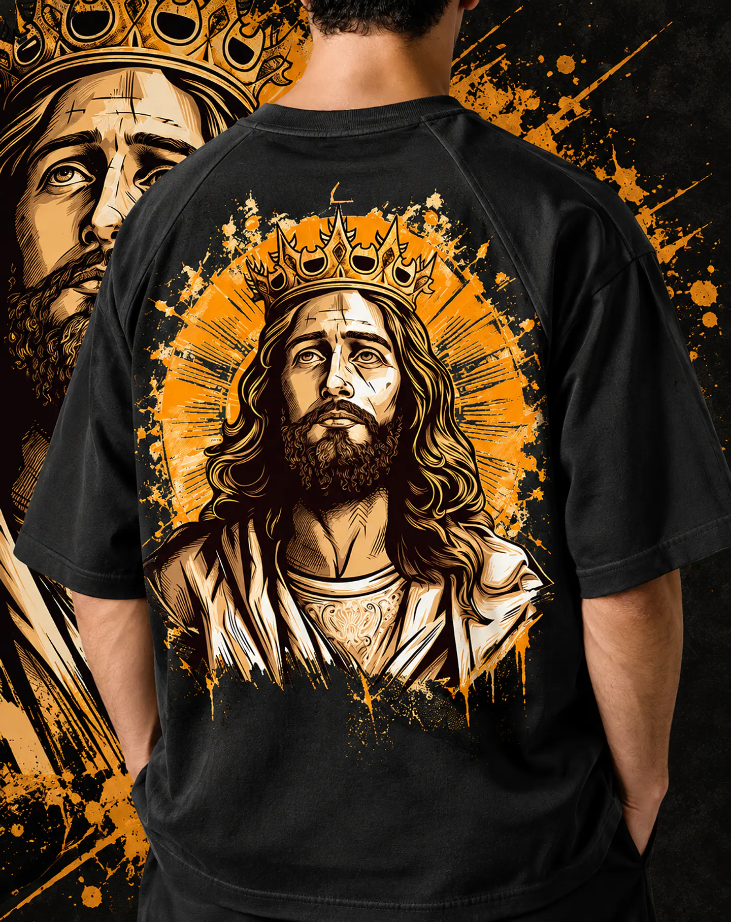 Arte PNG para Camisa – Cristo Rei 1