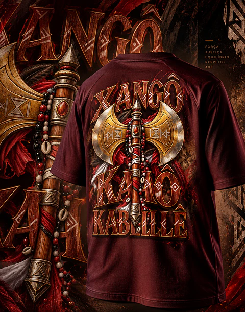 Arte PNG para Camisa - Xangô, Kaiô, Kablllê