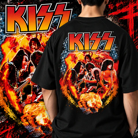 Arte PNG para Camisa Rock Kizz - Halfotne 