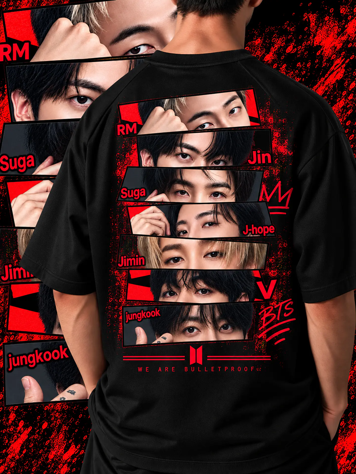 +70 Artes Selecionadas BTS  para Camisas |  Ideal Para DTF, Sublimação, Personalizados 3