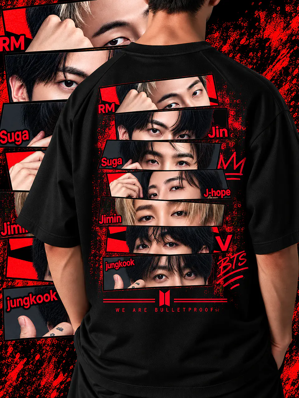 +70 Artes Selecionadas BTS  para Camisas |  Ideal Para DTF, Sublimação, Personalizados 3