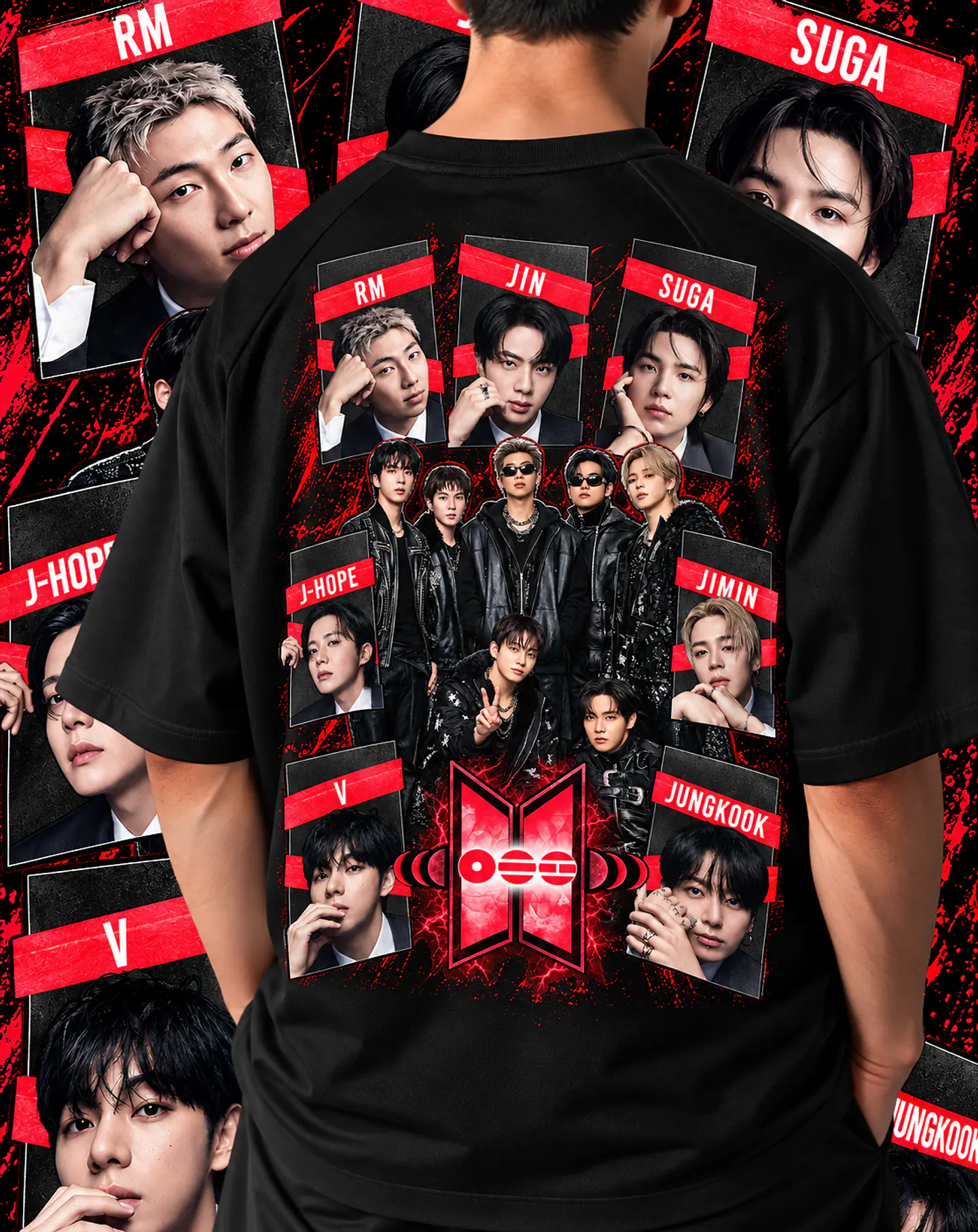 +70 Artes Selecionadas BTS  para Camisas |  Ideal Para DTF, Sublimação, Personalizados 6