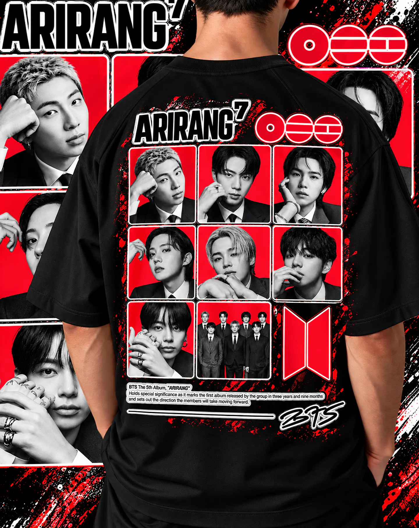 +70 Artes Selecionadas BTS  para Camisas |  Ideal Para DTF, Sublimação, Personalizados 12