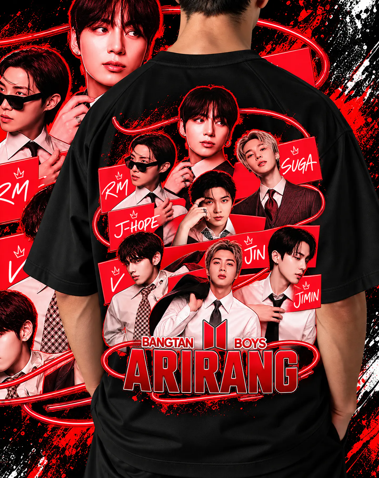 +70 Artes Selecionadas BTS  para Camisas |  Ideal Para DTF, Sublimação, Personalizados 14