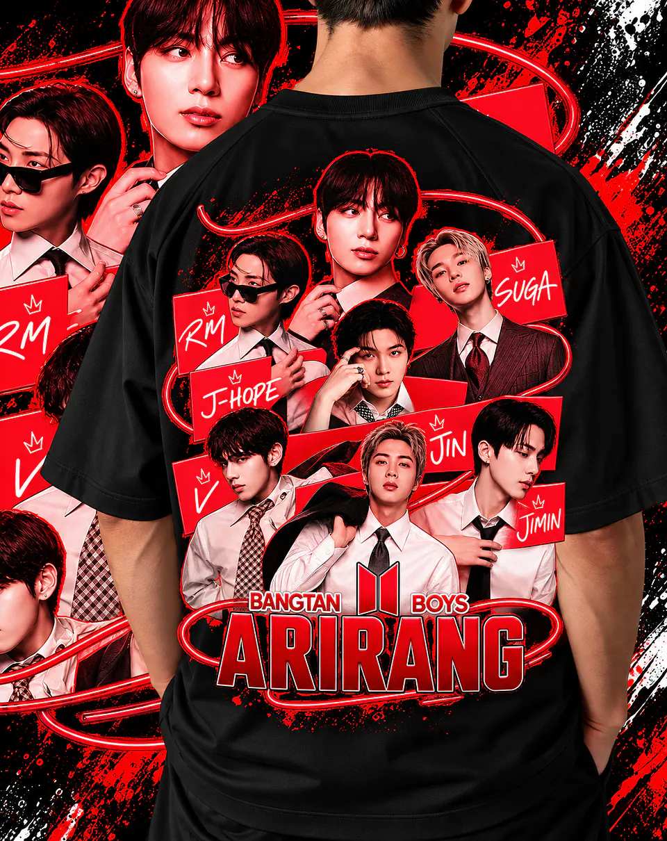 +70 Artes Selecionadas BTS  para Camisas |  Ideal Para DTF, Sublimação, Personalizados 14
