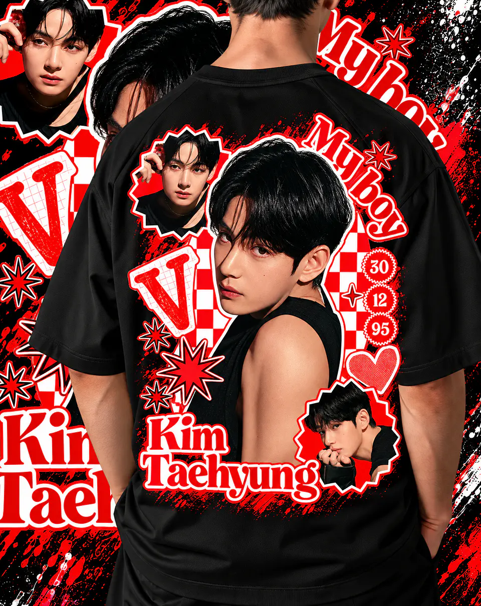 +70 Artes Selecionadas BTS  para Camisas |  Ideal Para DTF, Sublimação, Personalizados 15