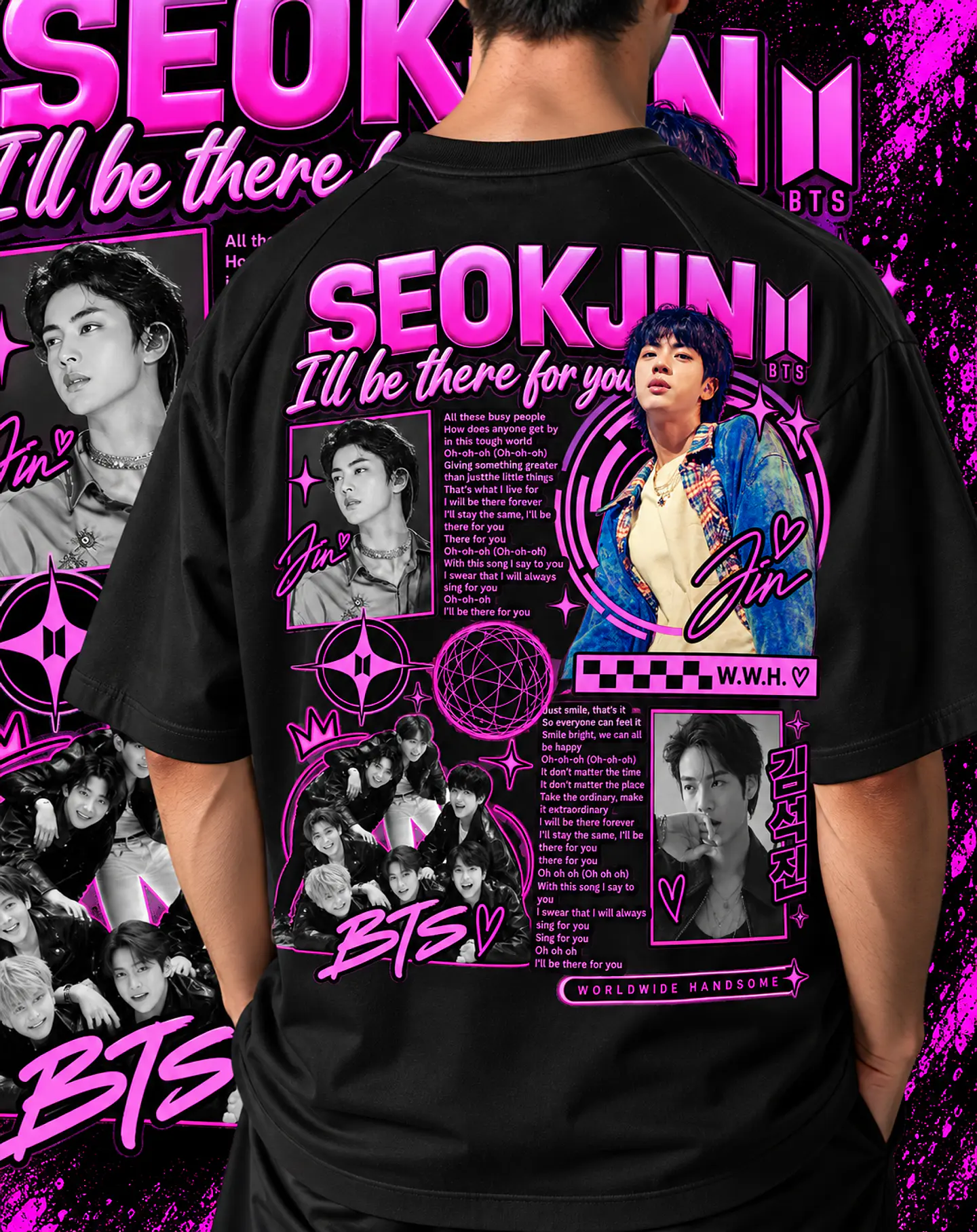 +70 Artes Selecionadas BTS  para Camisas |  Ideal Para DTF, Sublimação, Personalizados 10