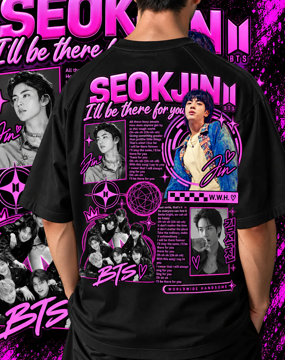 +70 Artes Selecionadas BTS  para Camisas |  Ideal Para DTF, Sublimação, Personalizados 10
