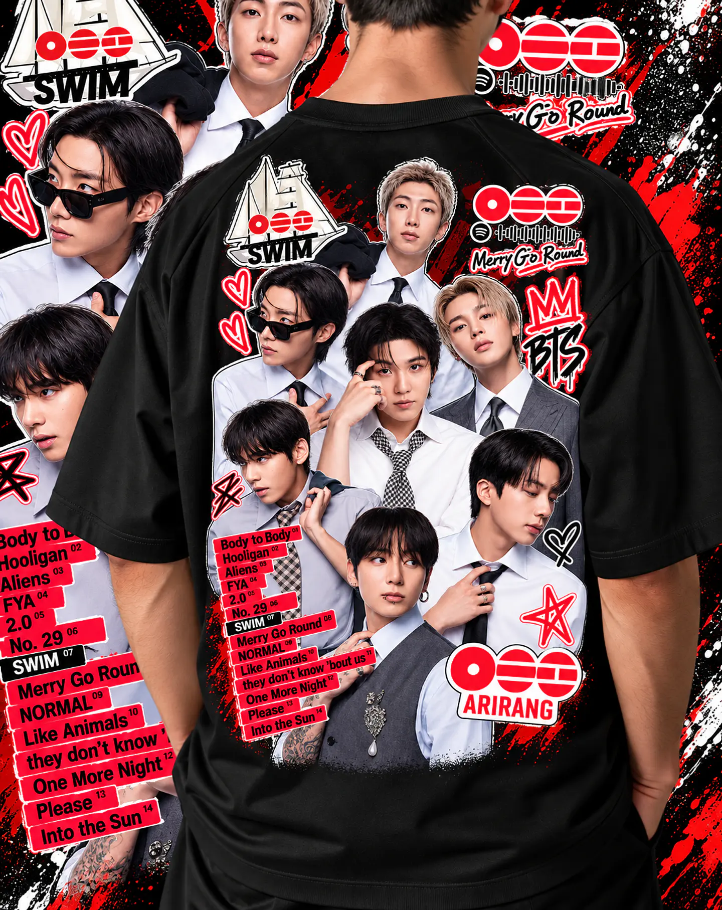 +70 Artes Selecionadas BTS  para Camisas |  Ideal Para DTF, Sublimação, Personalizados 21