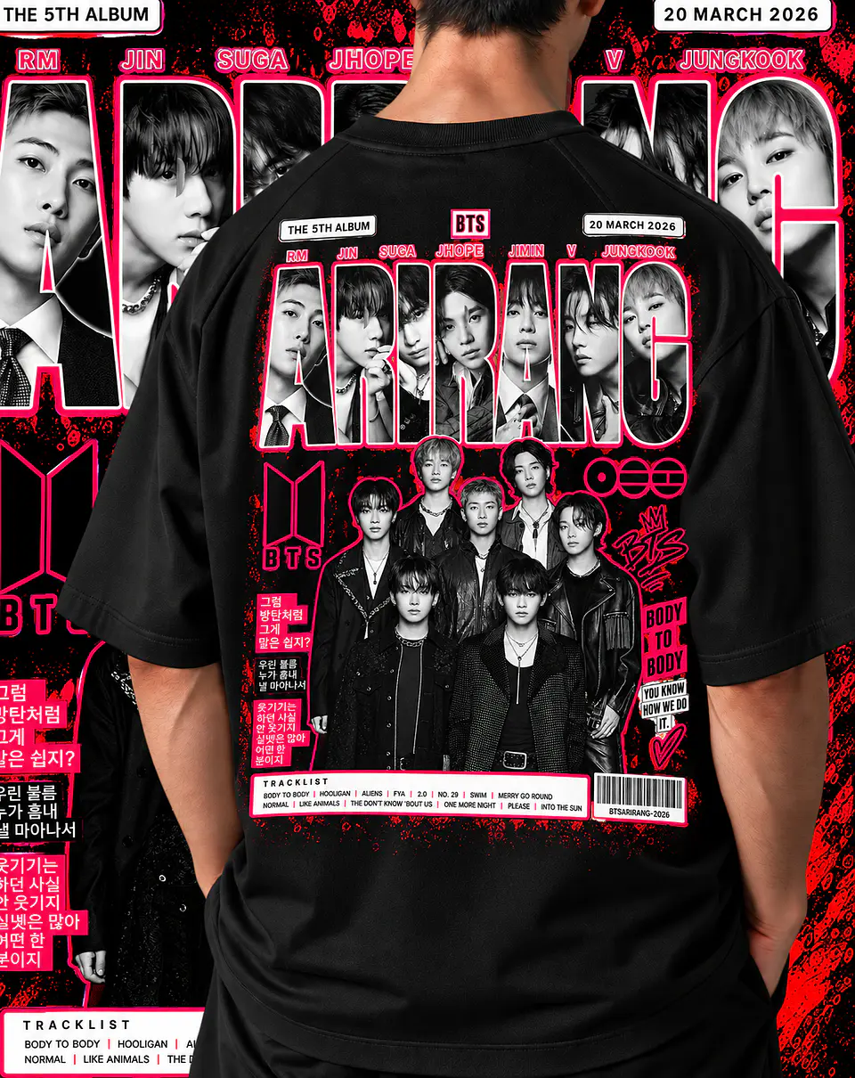 +70 Artes Selecionadas BTS  para Camisas |  Ideal Para DTF, Sublimação, Personalizados 22