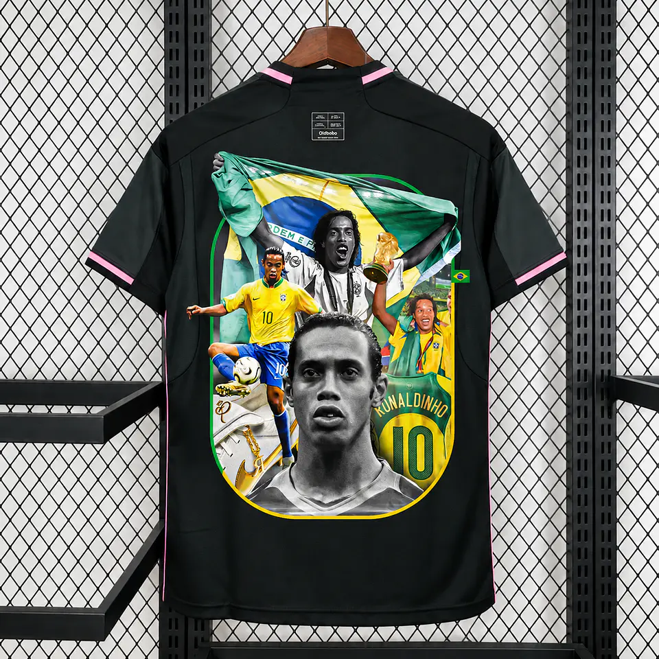 Arte PNG para Camisa - Ronaldinho 10 Brasil 1