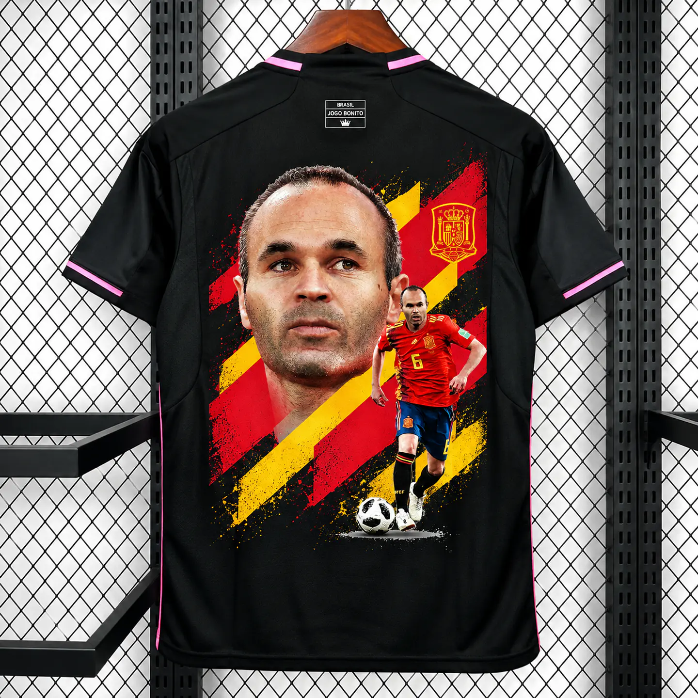 Arte PNG para Camisa – Iniestar Espanha 1