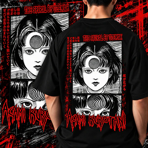 Pack Junjii Ito 10 Artes PNG para Camisetas | DTF, Sublimação e Silk  