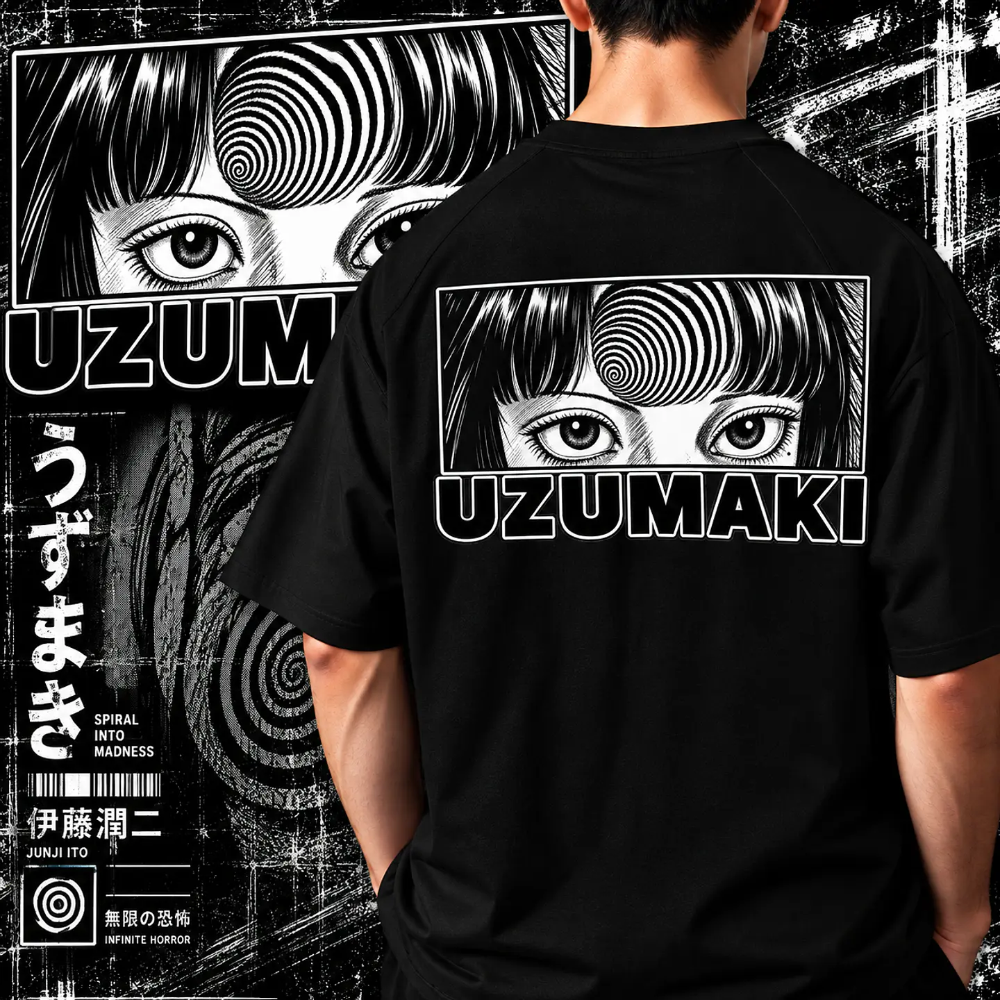 Pack Junjii Ito 10 Artes PNG para Camisetas | DTF, Sublimação e Silk   3