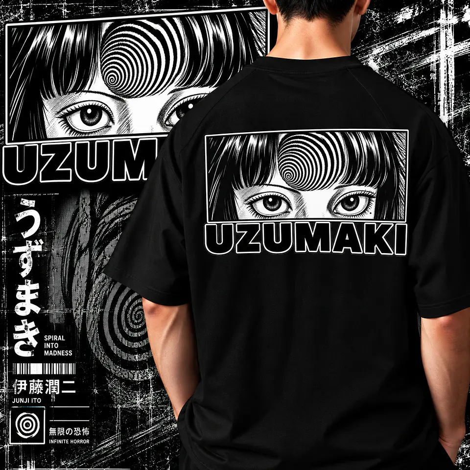 Pack Junjii Ito 10 Artes PNG para Camisetas | DTF, Sublimação e Silk   3