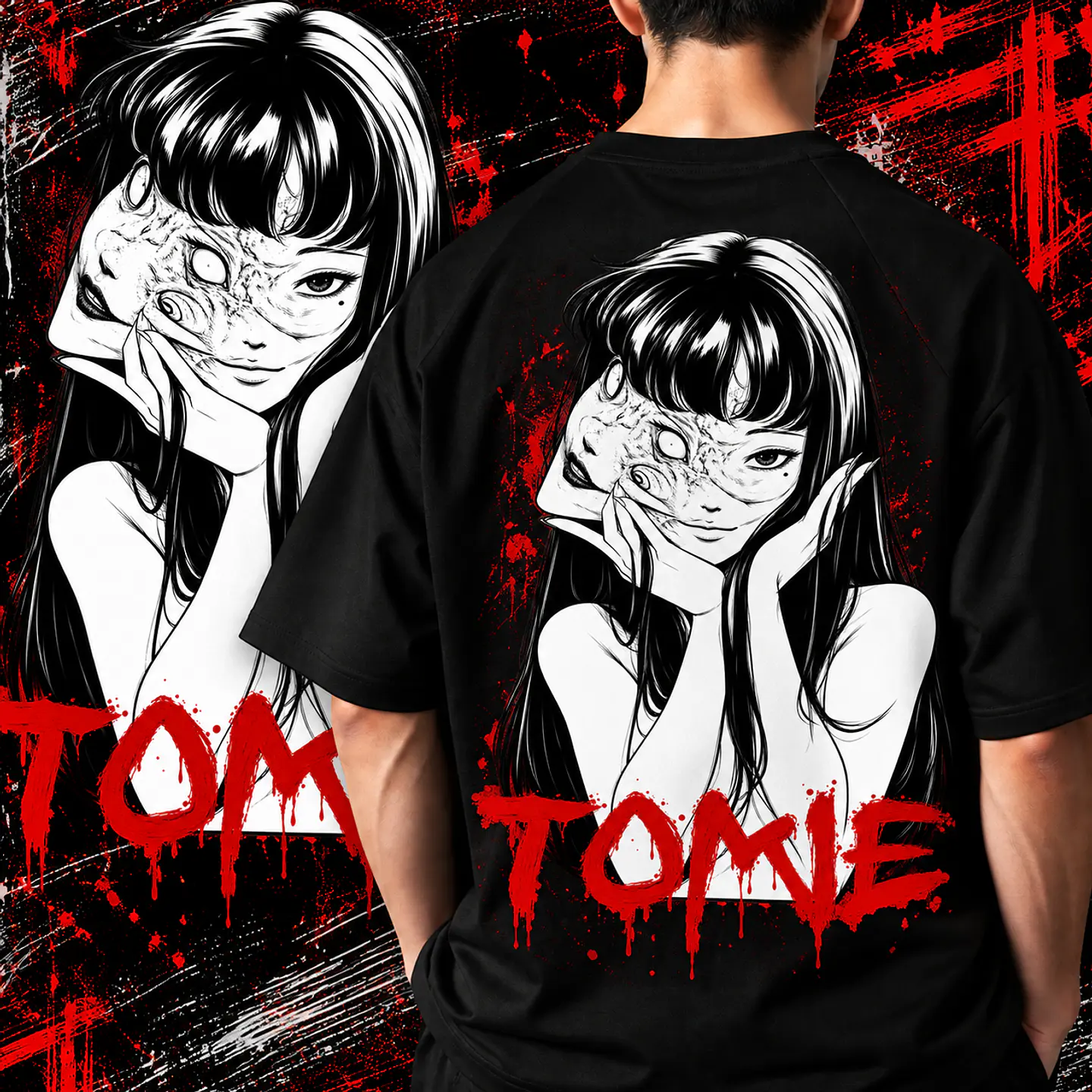 Pack Junjii Ito 10 Artes PNG para Camisetas | DTF, Sublimação e Silk   5