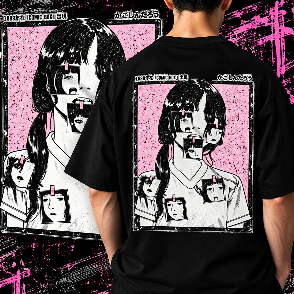 Pack Junjii Ito 10 Artes PNG para Camisetas | DTF, Sublimação e Silk   8