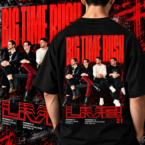 Pack Bigtime Rush 10 Artes PNG para Camisetas | DTF, Sublimação e Silk