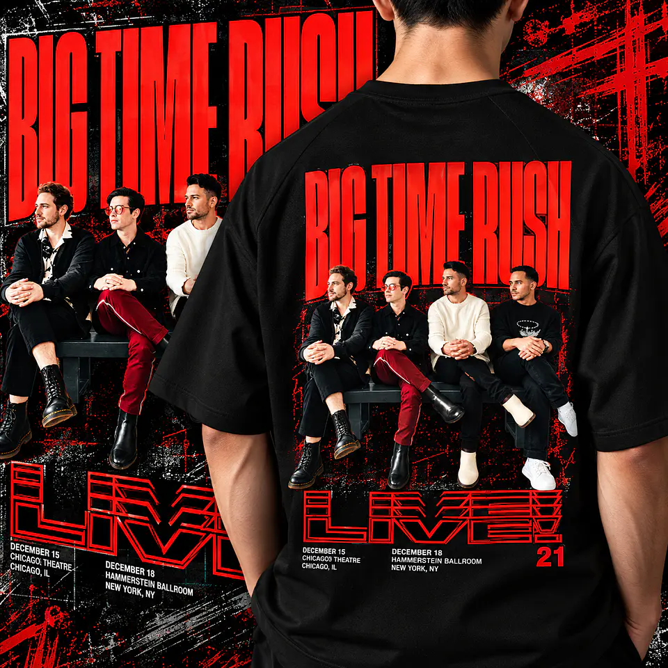 Pack Bigtime Rush 10 Artes PNG para Camisetas | DTF, Sublimação e Silk 1