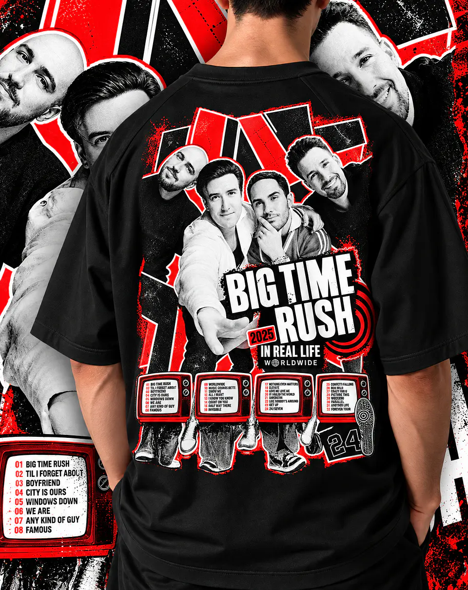Pack Bigtime Rush 10 Artes PNG para Camisetas | DTF, Sublimação e Silk 5