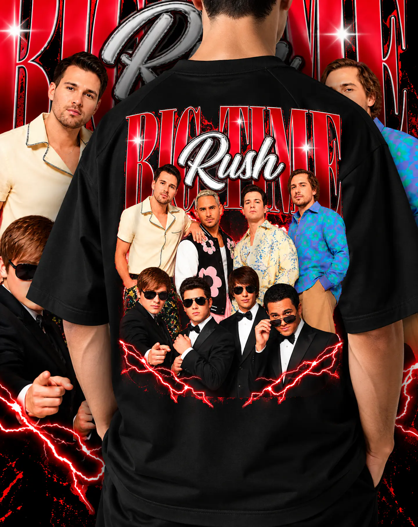 Pack Bigtime Rush 10 Artes PNG para Camisetas | DTF, Sublimação e Silk 7