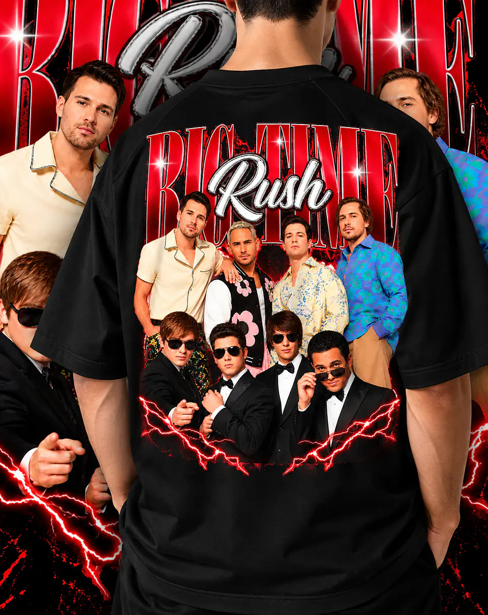 Pack Bigtime Rush 10 Artes PNG para Camisetas | DTF, Sublimação e Silk 7
