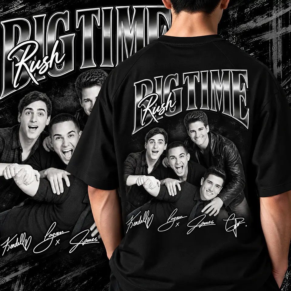 Pack Bigtime Rush 10 Artes PNG para Camisetas | DTF, Sublimação e Silk 8