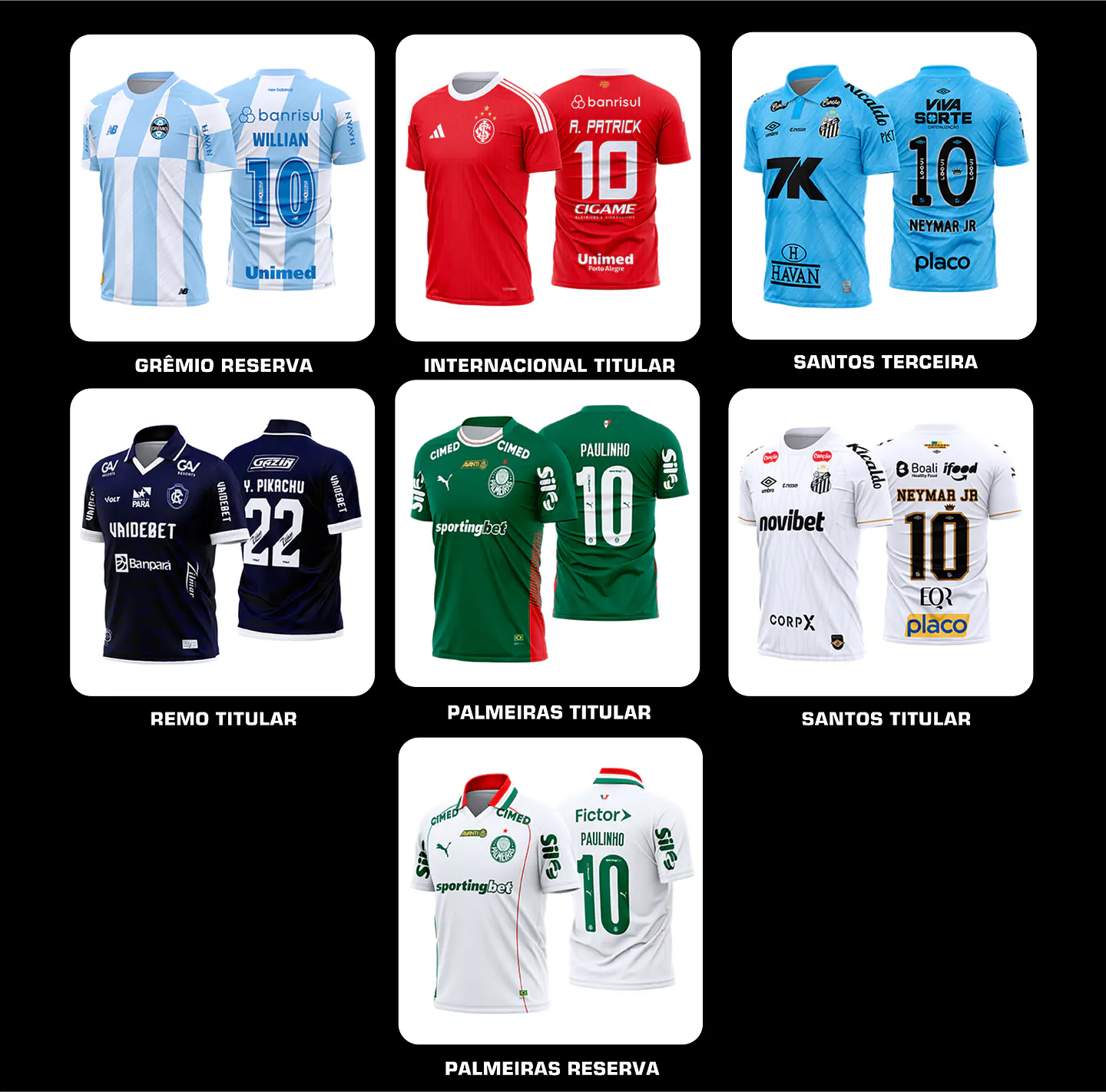 PACK FUTEBOL BRASILEIRÃO 26/27 40 ARTES + ATUALIZAÇÕES 5