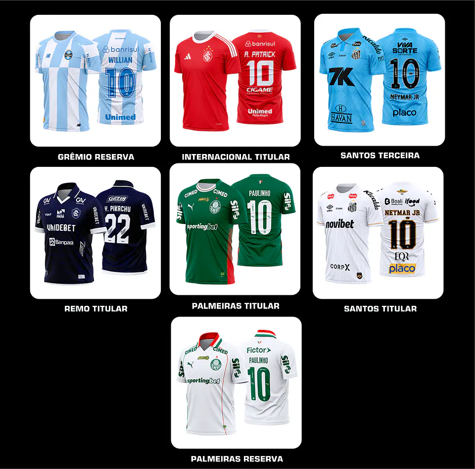 PACK FUTEBOL BRASILEIRÃO 26/27 40 ARTES + ATUALIZAÇÕES 5