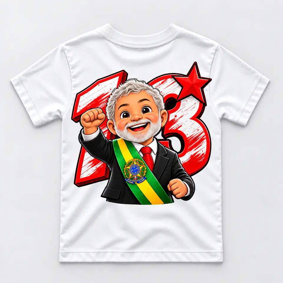 ESTAMPAS POLÍTICAS PARA CAMISETAS INFANTIS 2026 3
